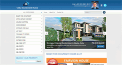 Desktop Screenshot of cebuinvestmenthome.com